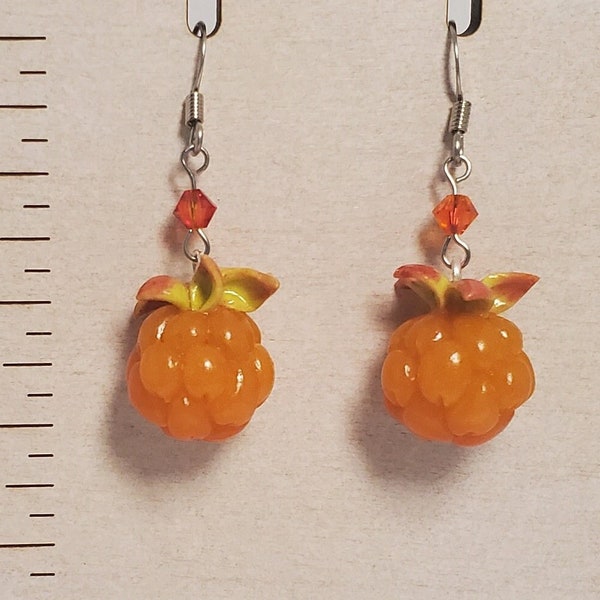 Miniature Cloudberry Earrings