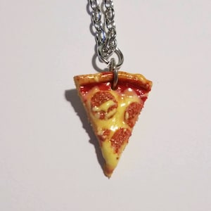 Pepperoni Pizza Necklace