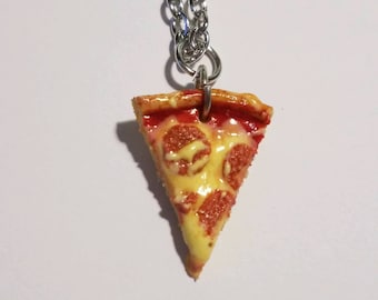 Pepperoni Pizza Necklace