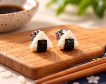 Onigiri Stud Earrings