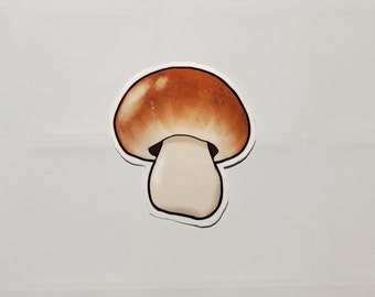 Cremini Button Mushroom Sticker