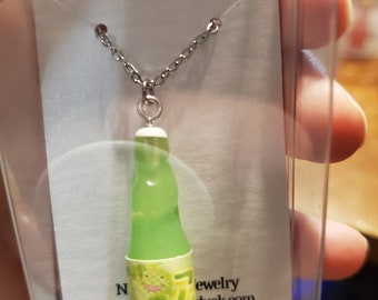 Green Ramune Charm necklace