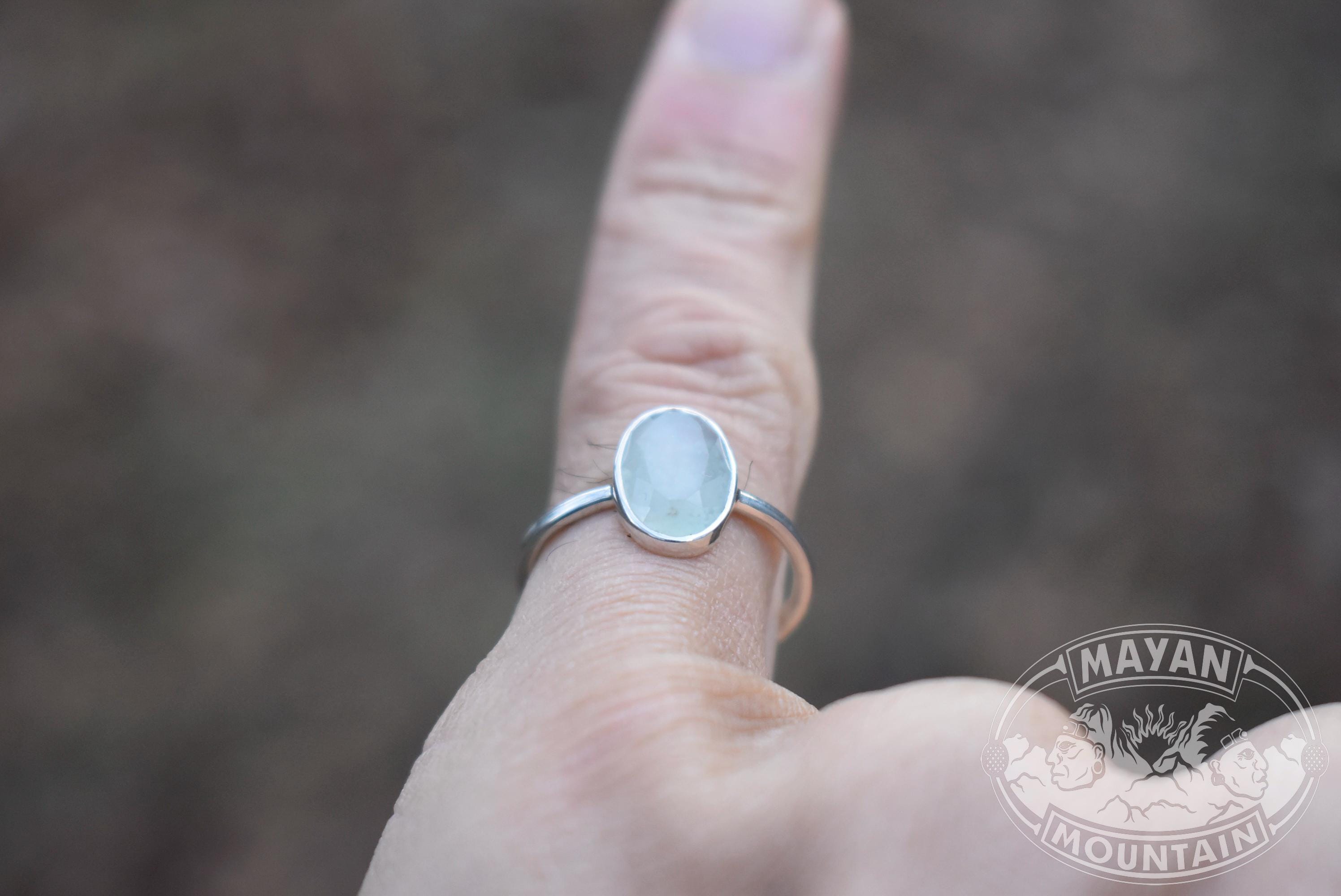 グアテマラ産翡翠リング型ピアスチャーム୨୧ ICY PRINCESA RING // シルバーリング // グアテマラ産「プリンセサ
