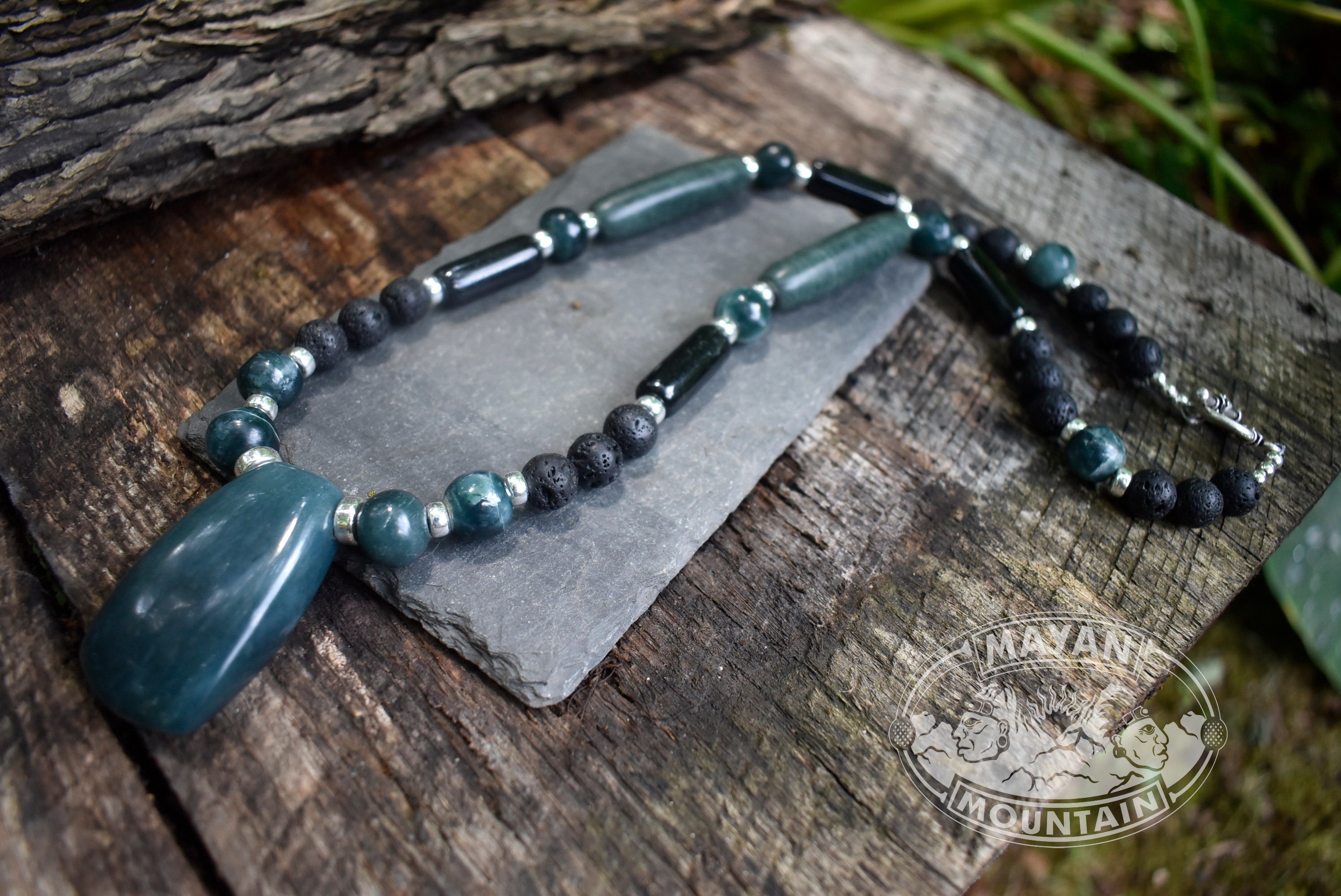 MASSIVE JADE NECKLACE // Celt Adze Hatchet Tool // Guatemalan