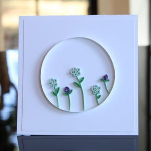 Quilled Card, Handmade Card, Greeting Card, Birthday Card