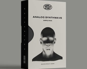 Analog Synthwave Sample Pack: Retro 80s Bass, Drums, FX Loops (Instant Download)