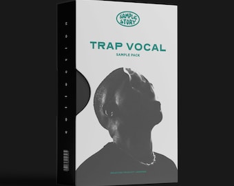 Trap Vocal Sample Pack : WAV, Chants , Phrases, Stems (Dry & Wet)  (Instant Download)