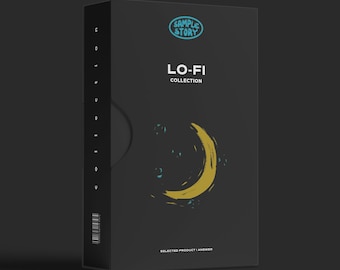 Lo-Fi Sample Pack: Bass, Drums, Melodic Loops (WAV Instant Download)