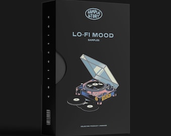 Lo-Fi Mood Samples : Drum Hits & Drum Loops, SFX, Vinyl Cuts, WAV (Instant Download)
