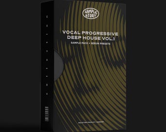 Vocal Progressive Deep House Sample Pack | Drum, Melodic Loops, One Shots (Instant Download)
