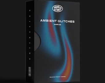 Ambient Glitches Samples : Atmospheres, Drum Loops, One Shots, Glitch & Melodic, WAV (Instant Download)