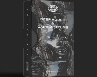 Deep House & Garage Drums | Sample Pack | WAV | Drum Loops, Claps, Snares, Kicks, Percussion, Cymbals | Instant Download