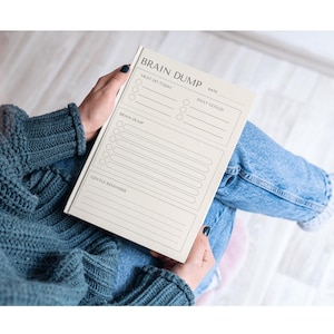 ADHD Planner for Adults & Students | Printable Undated Daily Focus Organizer | Neurodivergent To-Do List for Productivity l Mental Health