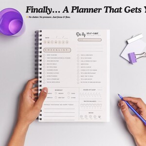 ADHD Planner for Adults & Students | Printable Undated Daily Focus Organizer | Neurodivergent To-Do List for Productivity l Mental Health
