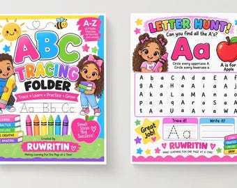 ABC Trace/Hunt Kid Zone Folder