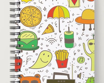 Doodle Cover Notebook: Sketchbook, Journal, or Planner (8.5x11)