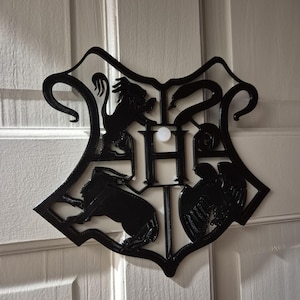 Vom Zauberer inspiriertes Wappen | Magische Home & Office Dekoration