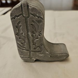 Cowboy boot candle. Custom made to your choice of color and scent