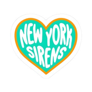New York Sirens Sticker