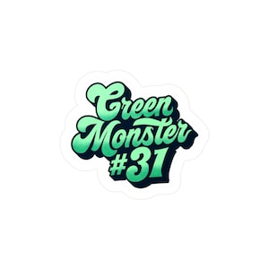 Pegatina del Monstruo Verde (Aerin Frankel)
