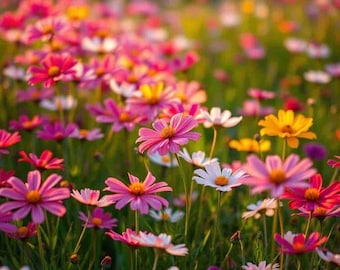 200 DWARF COSMOS SENSATION Mix Seeds Wildflower pollinator birds