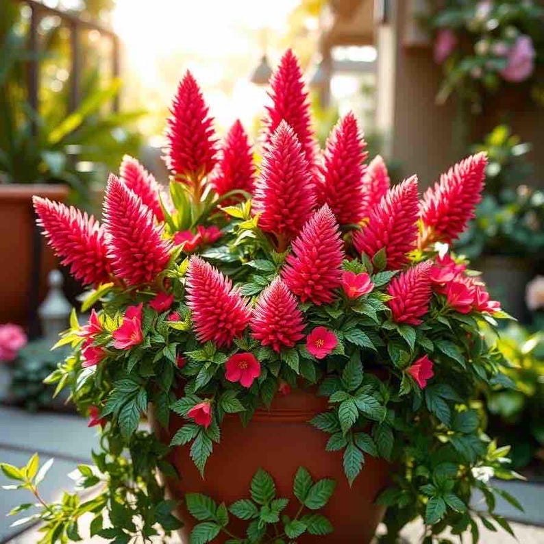 15 Celosia Cristata Mixed Seeds Cockscomb Flowers - Etsy