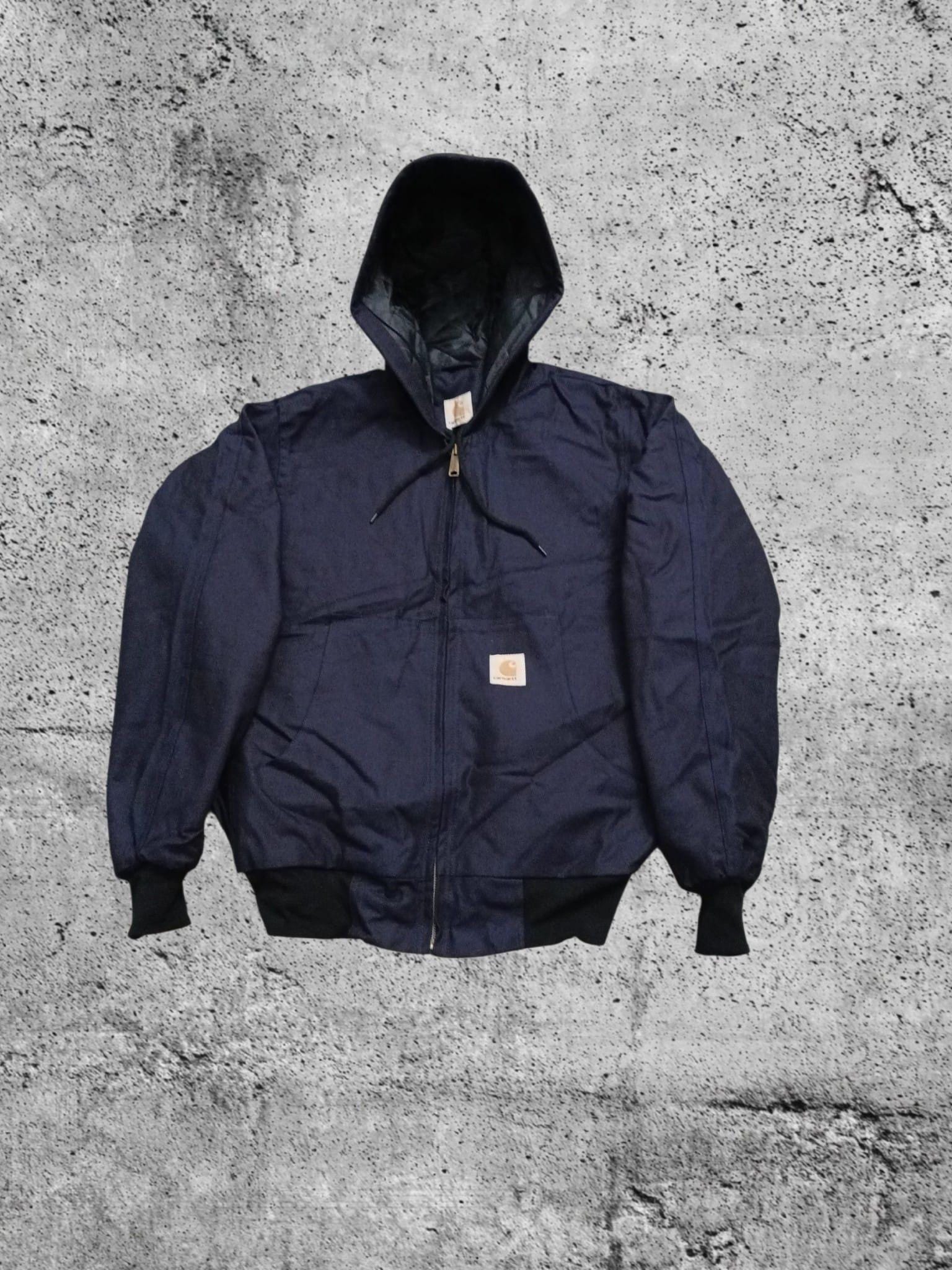 Navy Carhartt Jacket Xl - Etsy