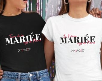 Camisetas personalizadas para despedida de soltera para la futura novia - camiseta de despedida de soltera para el equipo de la novia, regalo de despedida de soltera, camiseta para la futura novia, camiseta de la novia