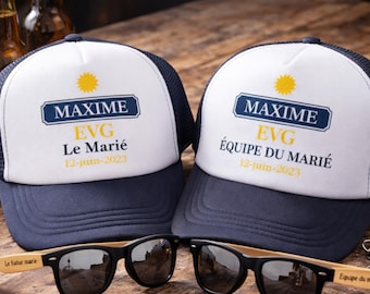 Casquette EVG Personnalisée - Logo apéro spécial evg, Cadeau evg, Cadeau futur marié, Casquette personnalisé EVG