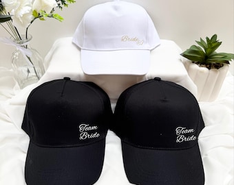 Gorra personalizada EVJF - Novia / Novia del equipo, regalo EVJF, regalo de boda, gorra de novia personalizada, regalo de despedida de soltera