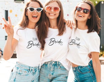 Camiseta EVJF de futura novia: camiseta del equipo EVJF de la novia, regalo EVJF, camiseta del equipo de la novia de la futura novia, camiseta de la novia