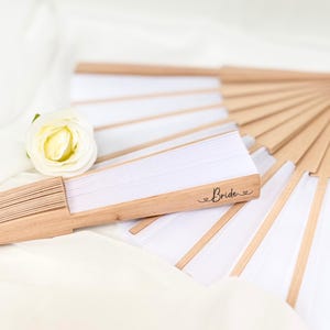 Personalized EVJF Fan - Bride/Team Bride, personalized evjf gift, evjf accessory, personalized evjf accessory, personalized fan