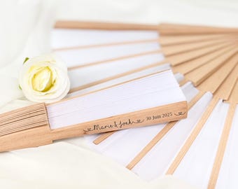 Personalized Fan Wedding Favor - Table Decor Idea, Personalized Fan, Wedding Guest Favor, Personalized Guest Favor