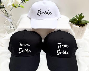 Gorra EVJF personalizada - Novia / Novia del equipo, regalo EVJF, regalo de boda, gorra de novia personalizada, despedida de soltera