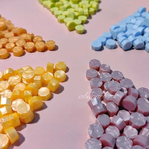 Wax Sealing Beads: 57 Colors, Wedding Invitation Envelopes