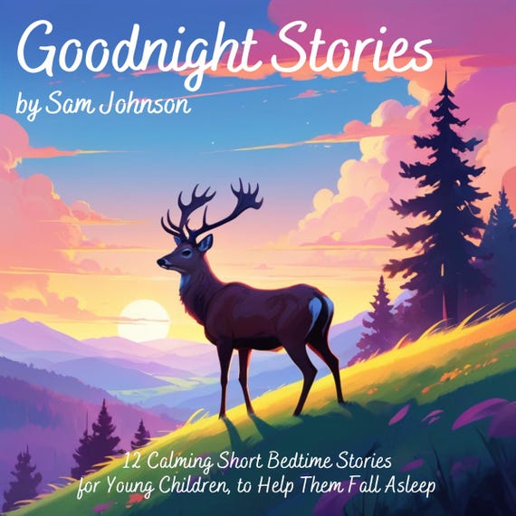 Calming Bedtime Stories: 12 Audiobooks for Kids (MP3 Download) Tonie & Yoto Friendly