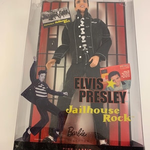Barbie Collector Elvis Presley Jailhouse Rock Doll Pink Label Mattel R4156 Brand New in Box NIB MIB NRFB