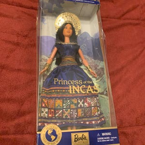 Dolls of the World 2000 Princess of the Incas Collector Barbie Doll (Goddess)28373 New in Box NIB MIB NRFB