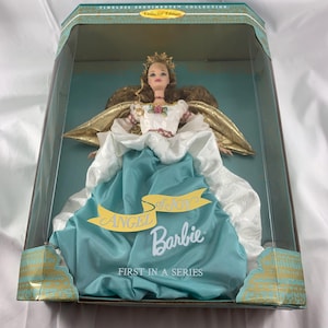 Angel Of Joy Barbie Doll 19633 Timeless Sentiments Christmas Peasant Dress Brand New in Box NIB MIB NRFB