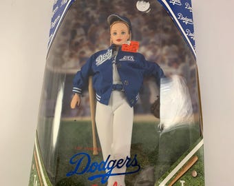 Los Angeles Dodgers Barbie in Uniform New in Box Mattel