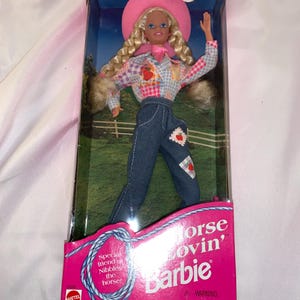 Horse Lovin’ Barbie Doll 1996, Special Edition, Mattel #15648 Brand New in Box NIB MIB NRFB