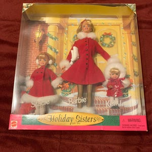 Vintage Barbie Urlaub Schwestern Geschenk Set Stacie Barbie Kelly 1999 Brand New in Box NIB MIB NRFB