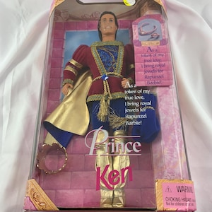 Prince Ken Rapunzel Barbie Doll Mattel 1997 18080 Brand New in Box NIB MIB NRFB
