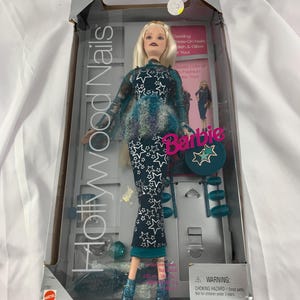 Hollywood Nails Barbie Doll 1999 Mattel Classic Vintage Collectible 17857 Brand New in Box NIB MIB NRFB