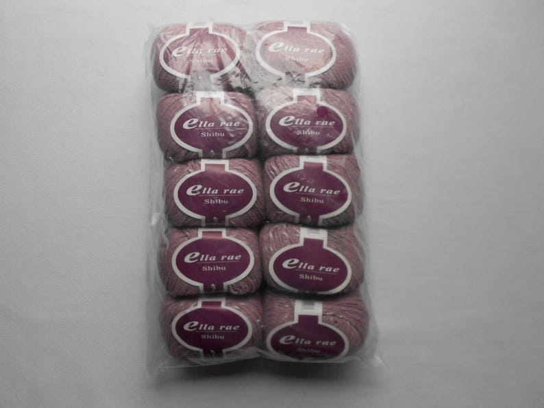 Ella Rae Shibu Yarn Color #26-10 skeins available