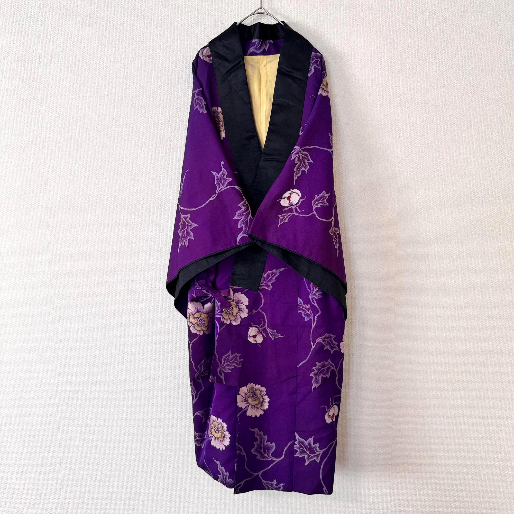 Purple Japanese Kimono - Etsy