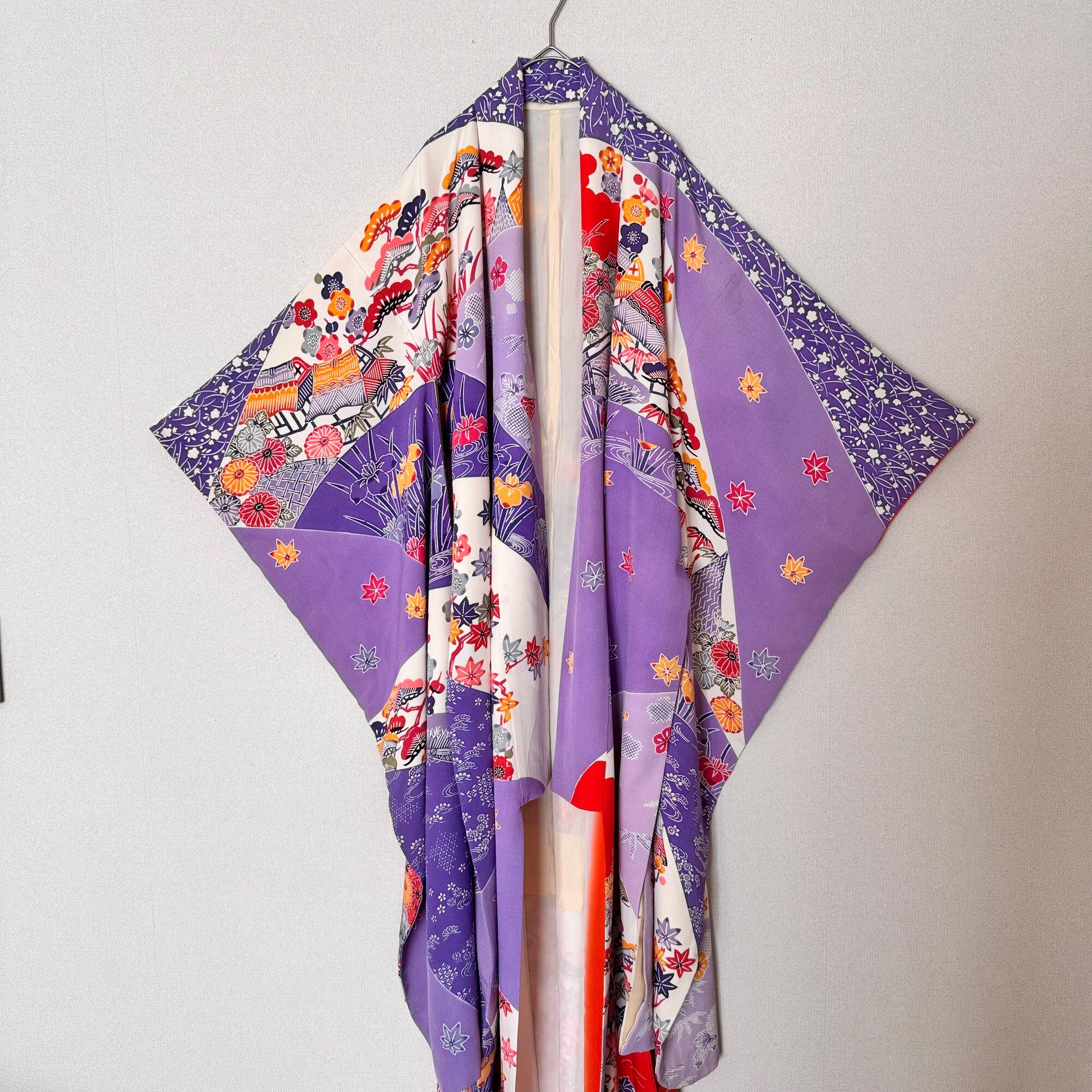 Vintage Kimono Furisode - Etsy