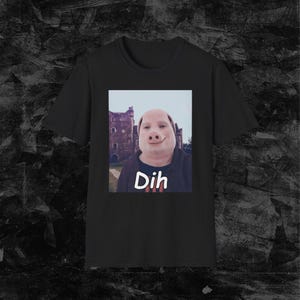 Camiseta divertida con meme de cerdo - Dihh Pork Tee, ropa con humor de la generación Z, camiseta irónica con meme de la generación Alfa
