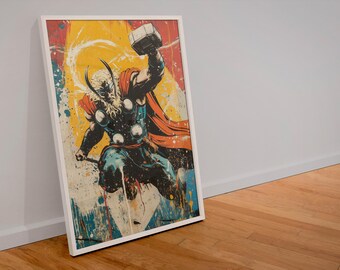 Thor - Deus do Trovão - Deus Nórdico - Deus - Nórdico - Mitologia - Trovão - Relâmpago - Mjolnir - Asgard - Domínio Público