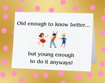 Funny Cards for Best Friends! Folded 5 x 7